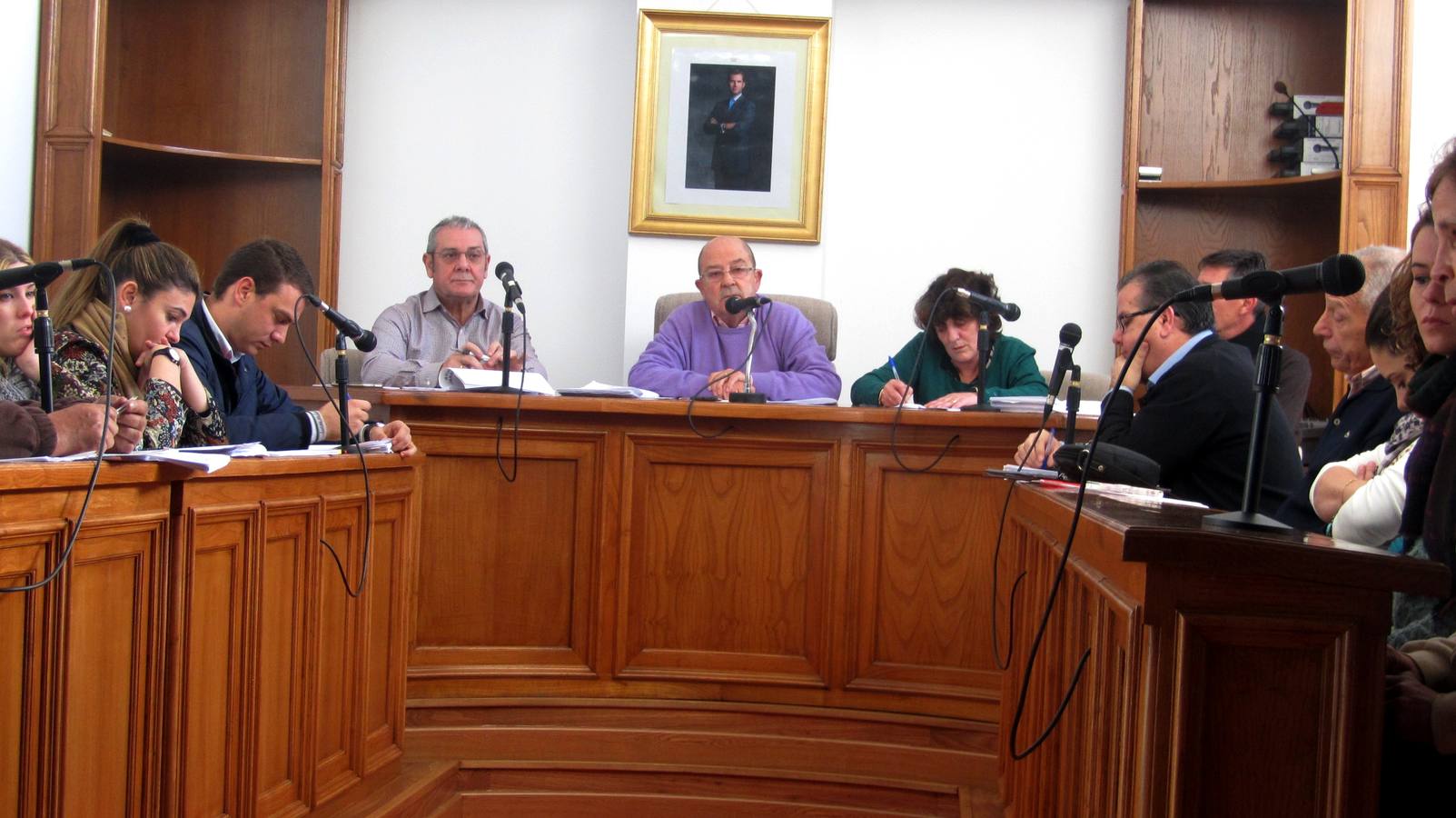 Pleno de ayer. 