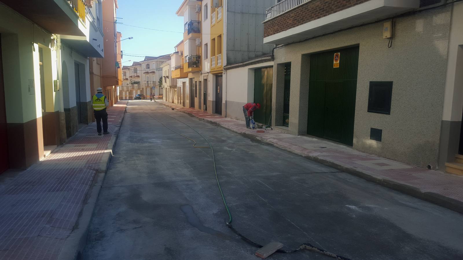 Calle Cádiz, que se abre hoy al tráfico.