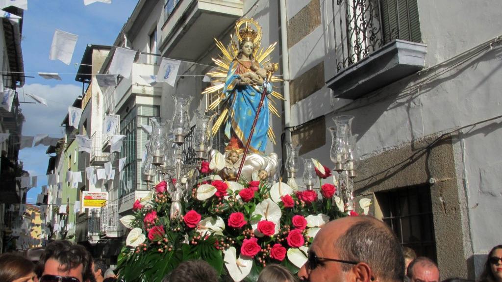Procesión de la Virgen del Salobrar. 
