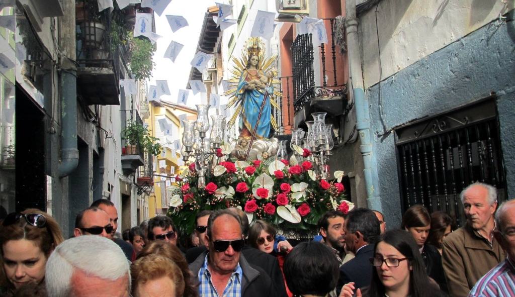 Procesión estos días por las calles jaraiceñas. 