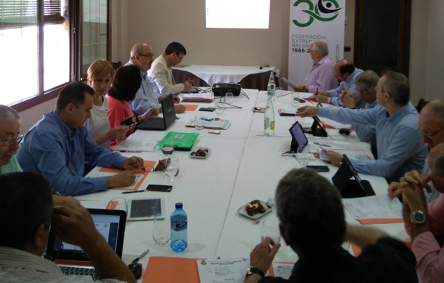 Reunión en Jaraíz de la junta directiva de la RFEB.