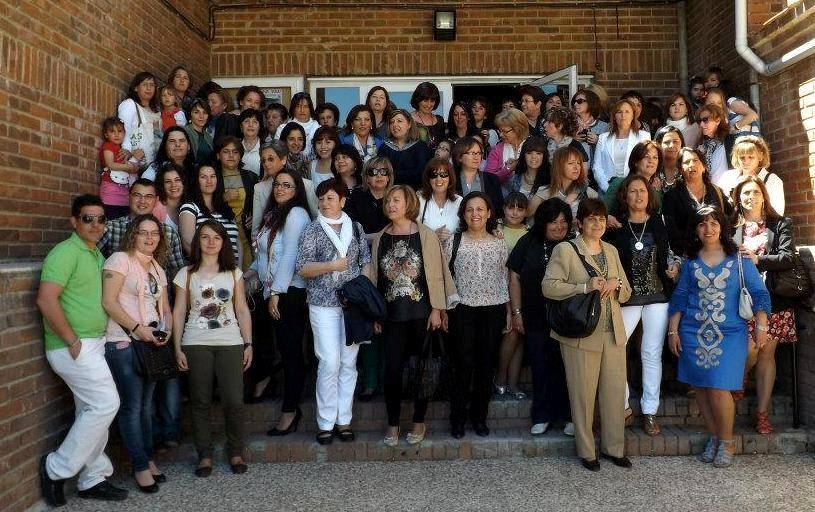 Antiguos alumnos en el último encuentro. 