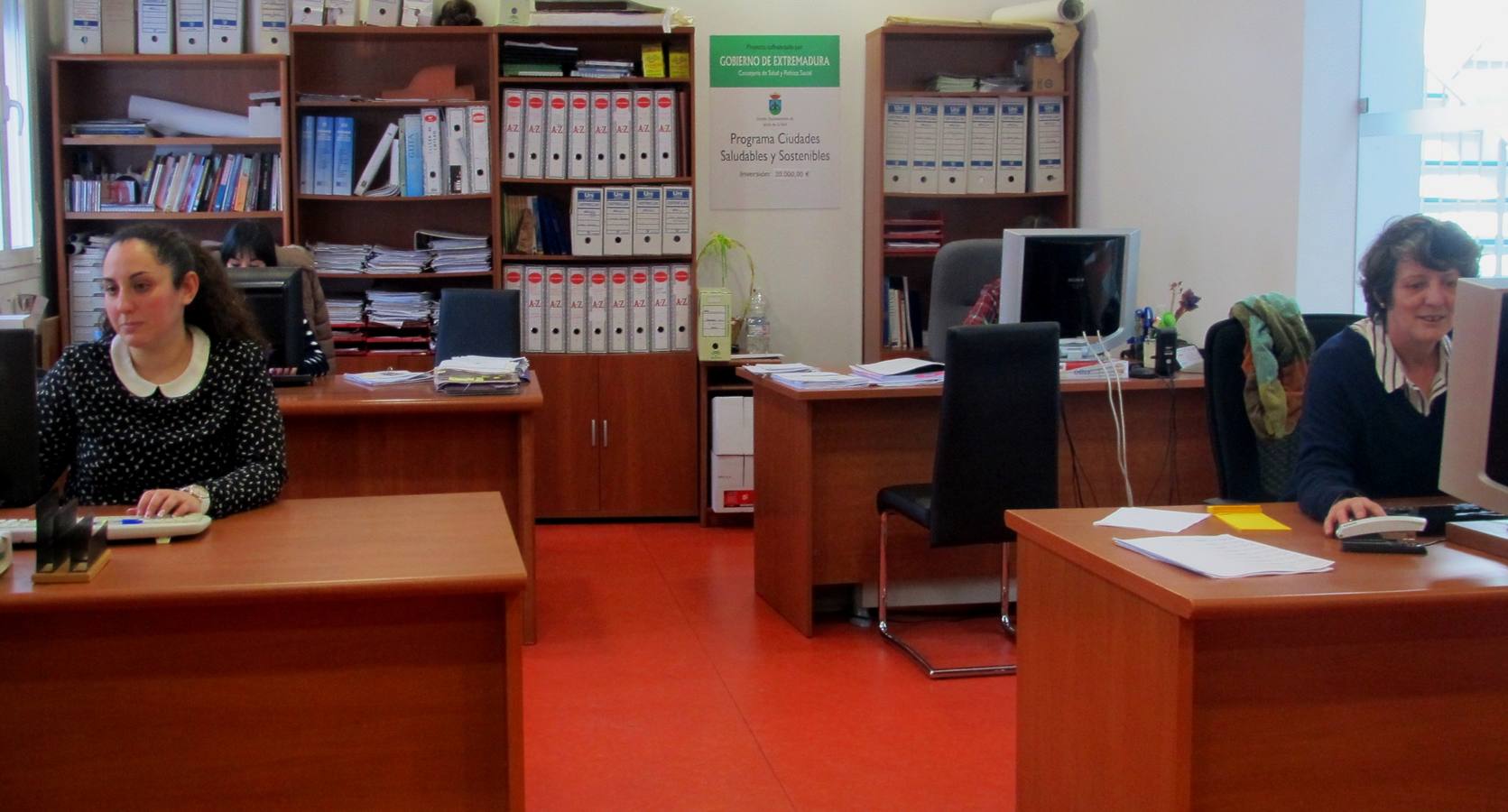 Servicios administrativos del Ayuntamiento de Jaraíz.