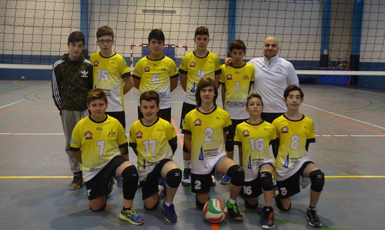 El Voleibol Jaraíz infantil se clasifica para la fase final del Campeonato de Extremadura