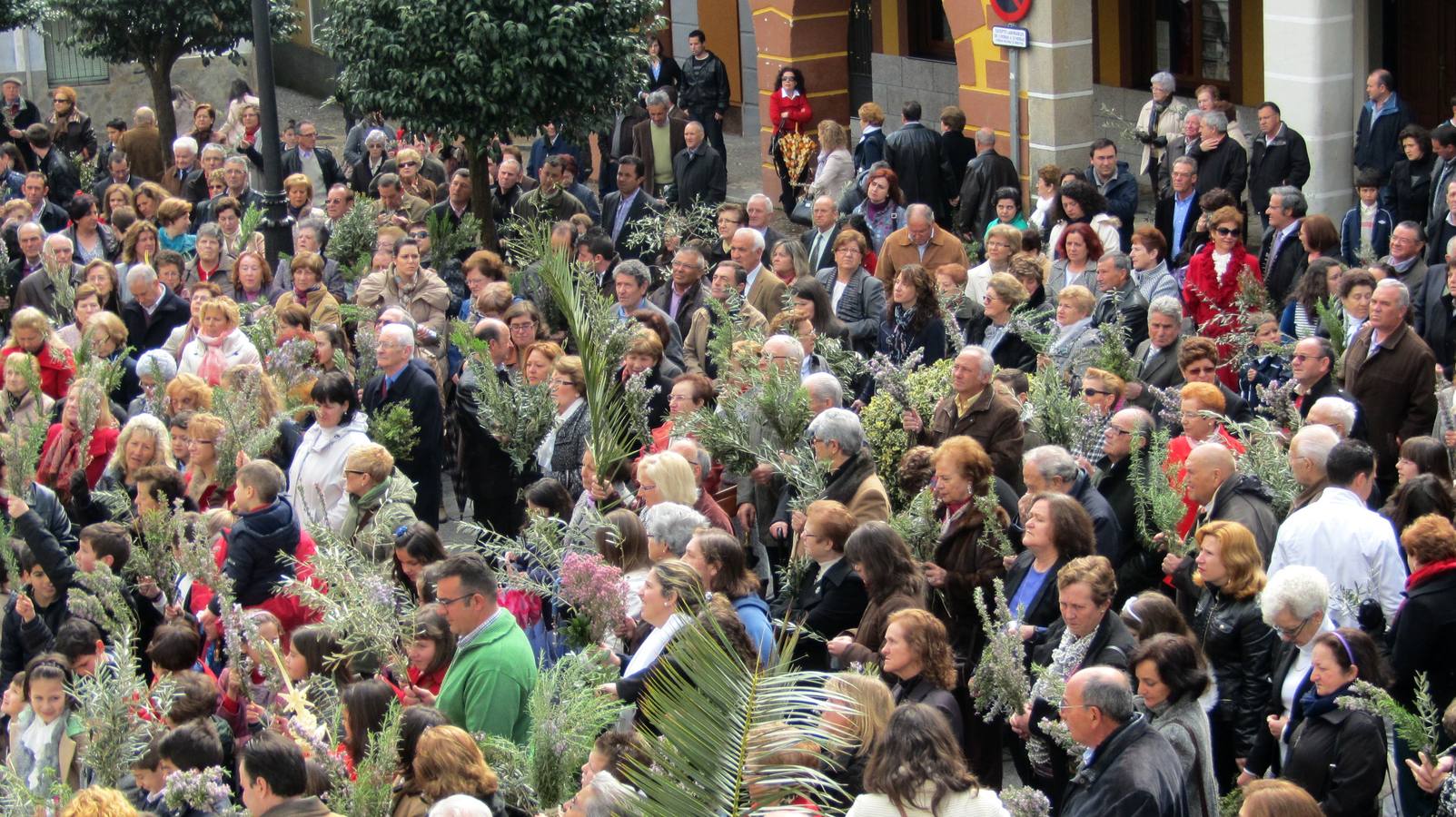 Bendición Ramos, en la Plaza Mayor. 