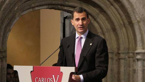 El Rey Felipe VI presidirá en Yuste la entrega del Premio Europeo Carlos V