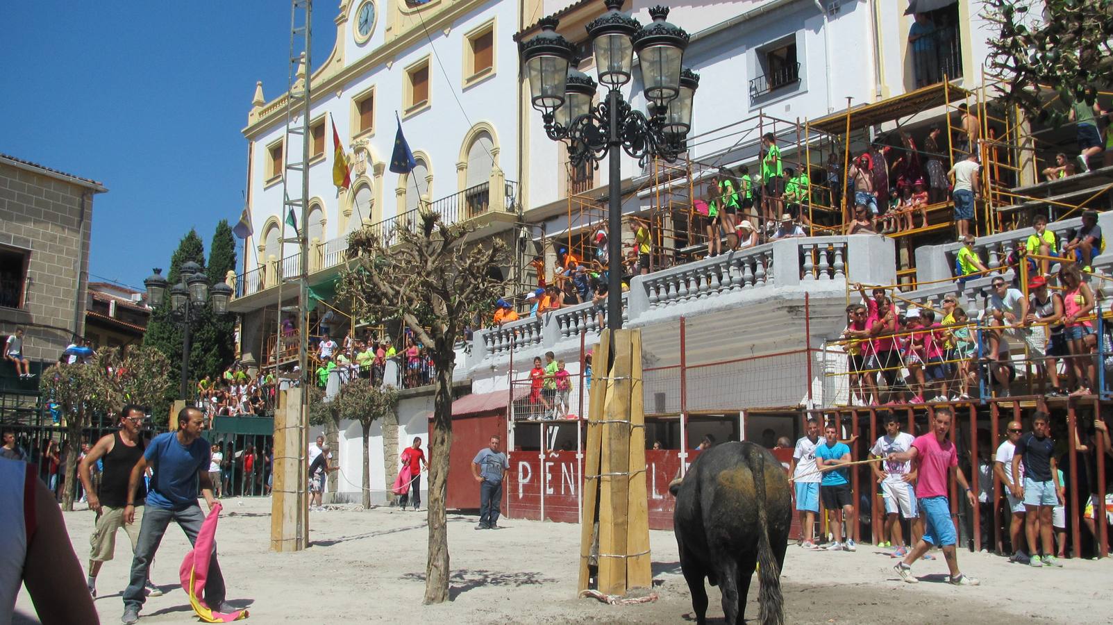 Capea en la Plaza Mayor.