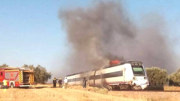 Tren averiado, un incidente frecuente en las líneas férreas extremeñas
