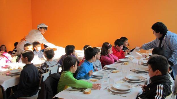 Comedor del colegio Gregoria Collado. 