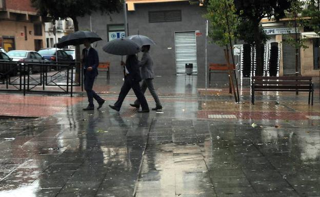 La lluvia vuelve a Extremadura el día de Navidad