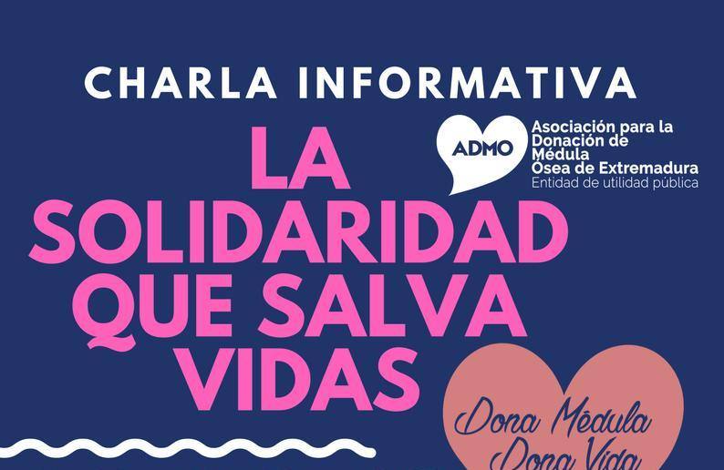 Charlas informativas sobre la donación de médula ósea y cordón umbilical