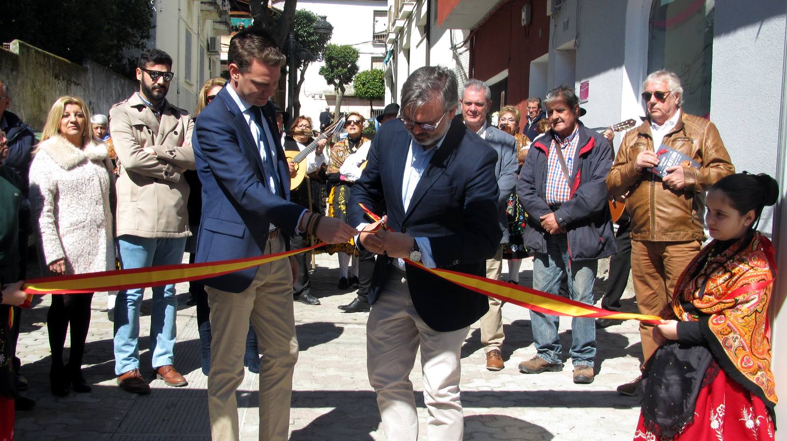 Inauguración de la feria. 