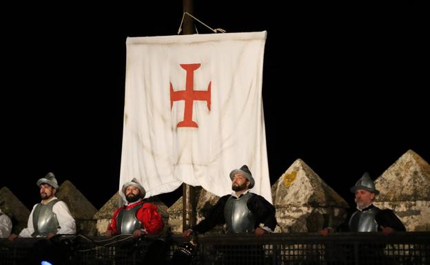 Instante de la obra teatral 'Balboa, la llave de la última frontera'.