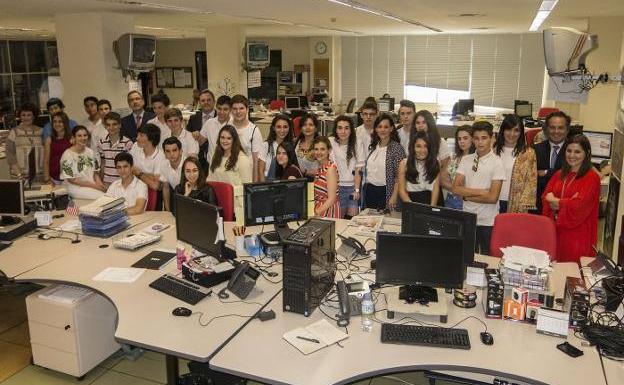 Finalistas en una edición anterior del concurso.