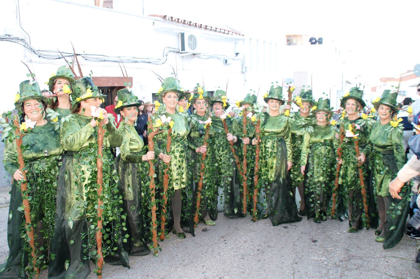 El desfile de Carnaval llenó de alegría, colorido y animación las calles de Jerez de los Caballeros. El desfile partió de la calle Eritas continuó el recorrido por el barrio de Los Mártires, la corredera Hernando de Soto y la calle Vasco Núñez, para culminar en la Plaza de España.Destacó la participación de muchos grupos, de todas las edades, pero especialmente de jóvenes, savia nueva que se va incorporando a la fiesta. Con un ambiente primaveral, fueron muchas las personas que se concentraron a lo largo del recorrido para disfrutar de este caudal de fantasía y de fiesta.