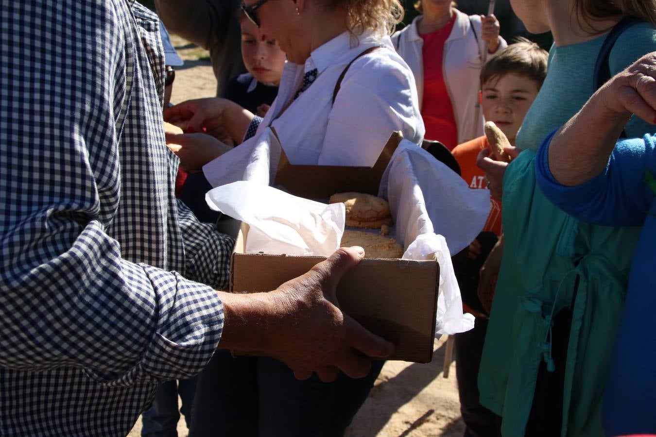 Romeros, carrozas y caballistas han acompañado, esta mañana, en procesión, al Simpecado de Nuestra Señora de Aguasantas, Patrona de Jerez de los Caballeros, hasta la ermita consagrada a su nombre. Durante el camino, no han faltado las perrunillas, la copa de anís, el acompañamiento musical del tamborilero de la Hermandad de La Algaba, Ramón Barragán, y los cánticos y bailes de algunos romeros. Un día de júbilo, convivencia y devoción a Nuestra Señora de Aguasantas que culminará, esta tarde, a las 20 horas, con el rezo del Santo Rosario en la citada ermita y el canto de la Salve a la Virgen.