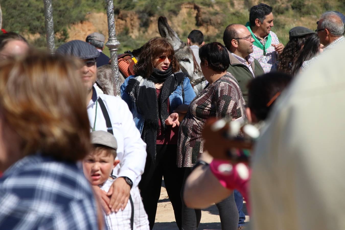 Romeros, carrozas y caballistas han acompañado, esta mañana, en procesión, al Simpecado de Nuestra Señora de Aguasantas, Patrona de Jerez de los Caballeros, hasta la ermita consagrada a su nombre. Durante el camino, no han faltado las perrunillas, la copa de anís, el acompañamiento musical del tamborilero de la Hermandad de La Algaba, Ramón Barragán, y los cánticos y bailes de algunos romeros. Un día de júbilo, convivencia y devoción a Nuestra Señora de Aguasantas que culminará, esta tarde, a las 20 horas, con el rezo del Santo Rosario en la citada ermita y el canto de la Salve a la Virgen.