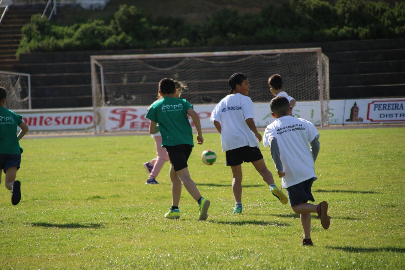 La Ciudad Deportiva 'Manuel Calzado' ha acogido, esta mañana, la celebración de la IV Convivencia Deportiva de Primaria, organizada por el Centro de Profesores y Recursos de esta ciudad con el apoyo del Ayuntamiento de Jerez, la Junta de Extremadura, la Diputación de Badajoz y la Fundación 'Alfonso Gallardo'. Más de 750 escolares de 15 colegios han disfrutado de esta experiencia deportiva con pruebas de atletismo, lanzamiento de peso, salto de altura, salto de longitud y lanzamiento de jabalina.