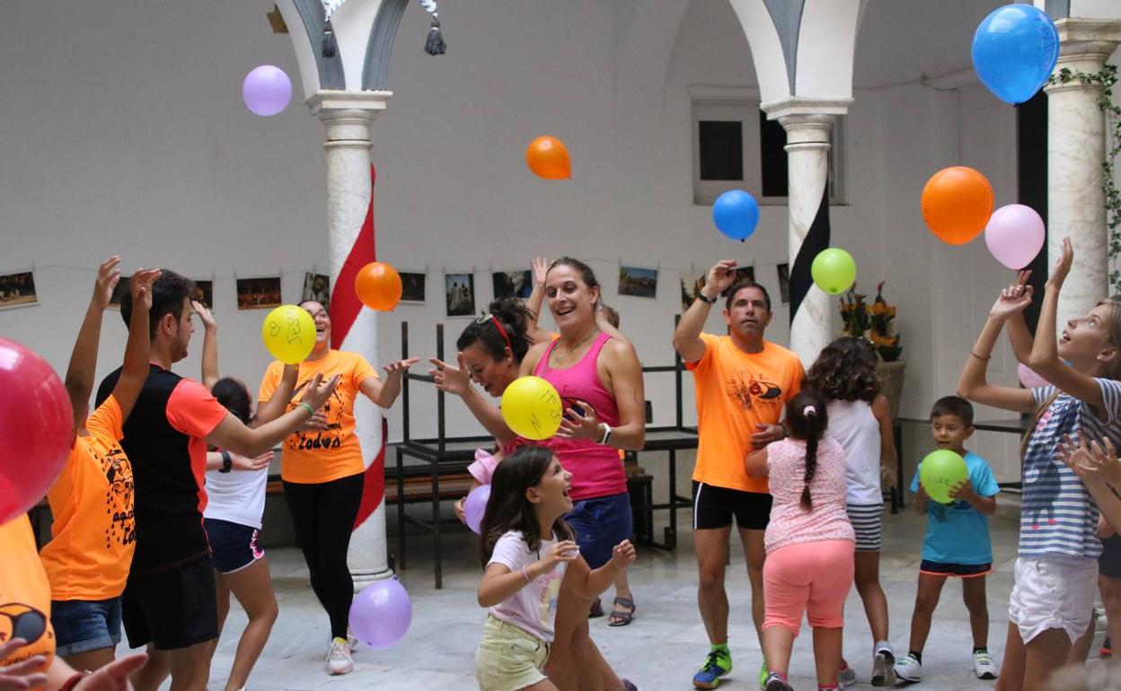 Durante una de las actividades del Campus.