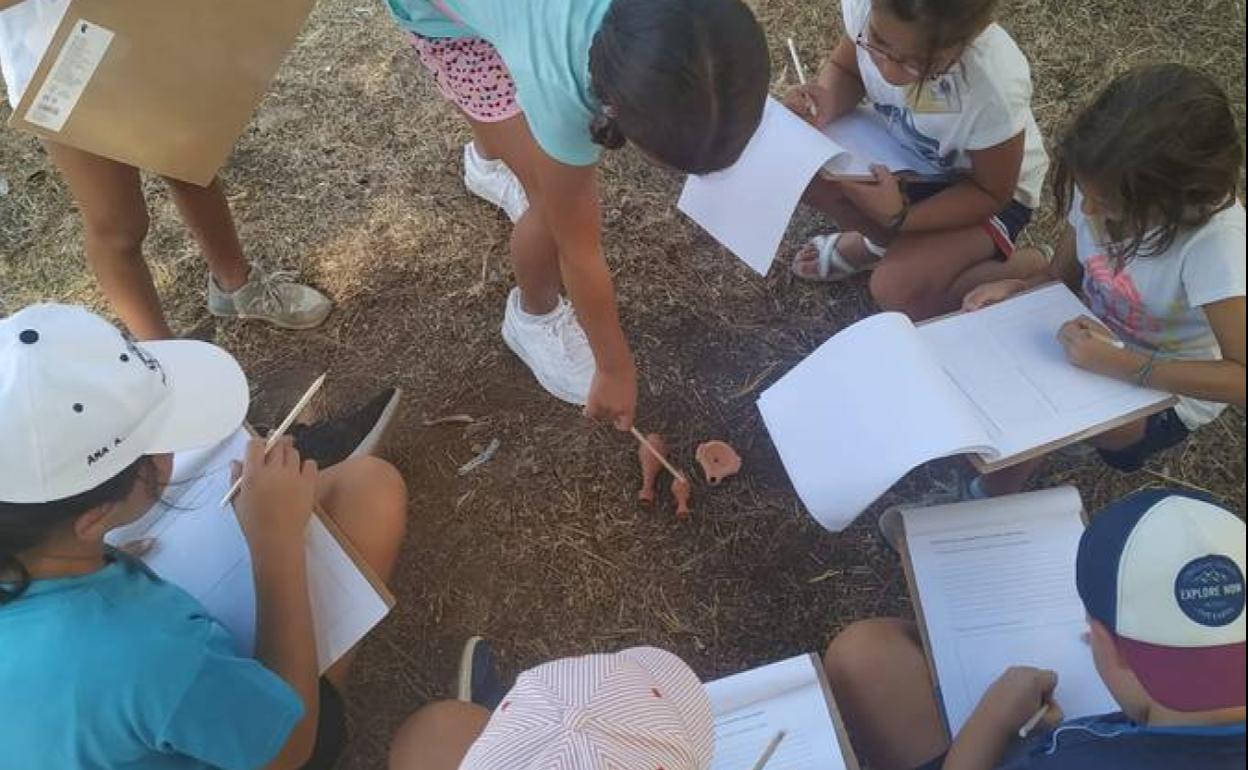 Durante una de las actividades.
