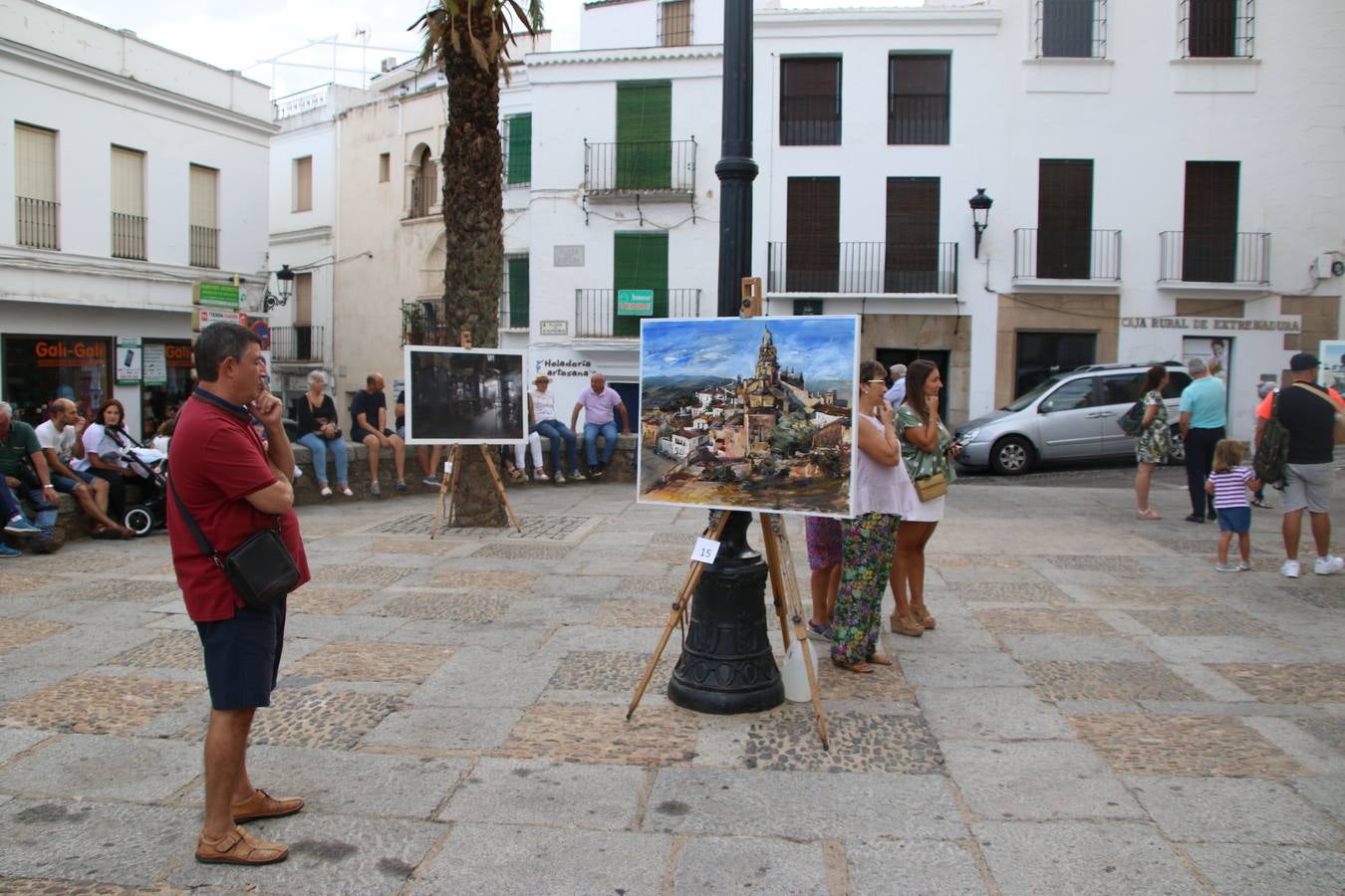 El cacereño Federico Plasencia Chacón se ha alzado, hoy, con el primer premio, dotado con 1.000 euros, del XV Concurso de Pintura al Aire Libre 'Francisco Benavides'. Blas Tomás Ibáñez, de Ontiyent, ha conseguido el segundo premio, dotado con 700 euros, y Carlos Santos Marques, de Lisboa, el tercer premio, dotado con 400 euros.Desde primera hora de la mañana, los participantes han elegido el lugar y la técnica a utilizar en sus respectivos lienzos que, una vez finalizado el Concurso, se han expuesto en la Plaza de España. El citado Concurso, organizado por el Ayuntamiento, a través de la Concejalía de Cultura y la Universidad Popular del municipio con el apoyo de la Diputación de Badajoz, ha realzado, un año más, la riqueza patrimonial de Jerez de los Caballeros, Conjunto Histórico artístico y monumental, siendo sus paisajes, iglesias, parques, fuentes y gentes los principales protagonistas. 