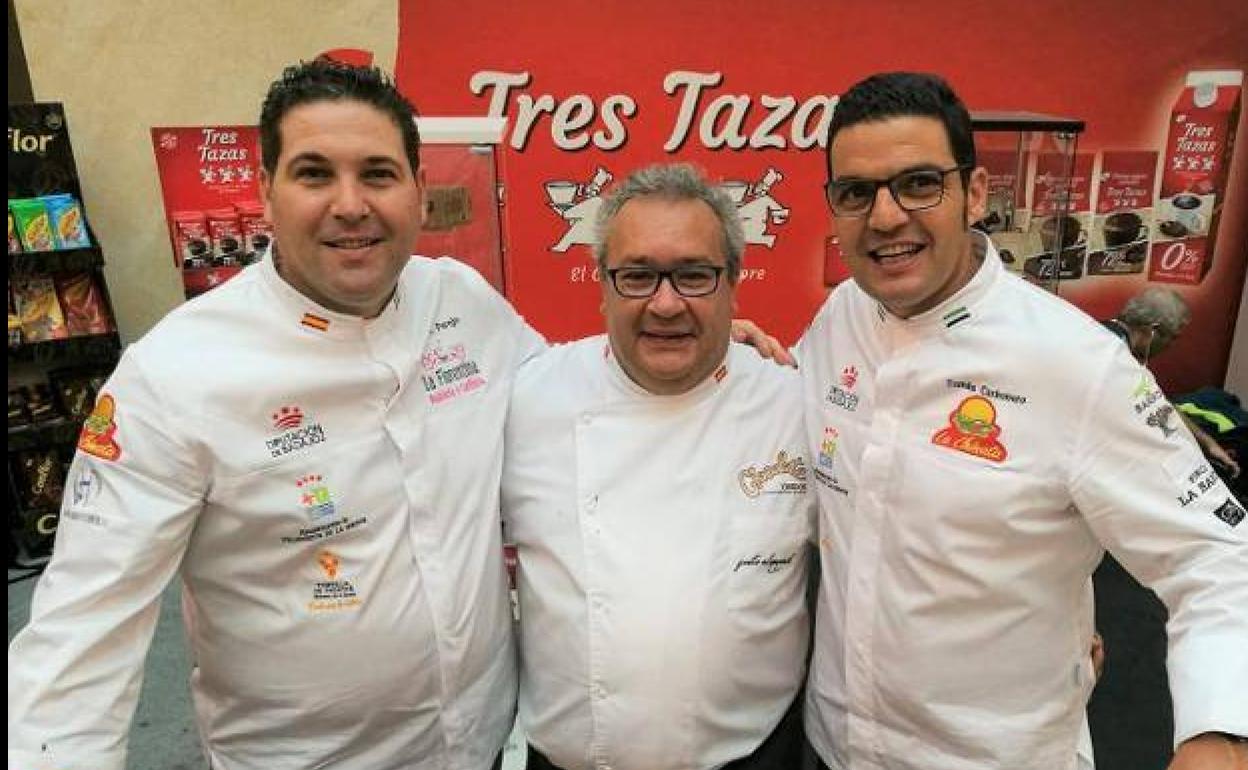 Parejo, Almendrote y Carbonero en Madrid.