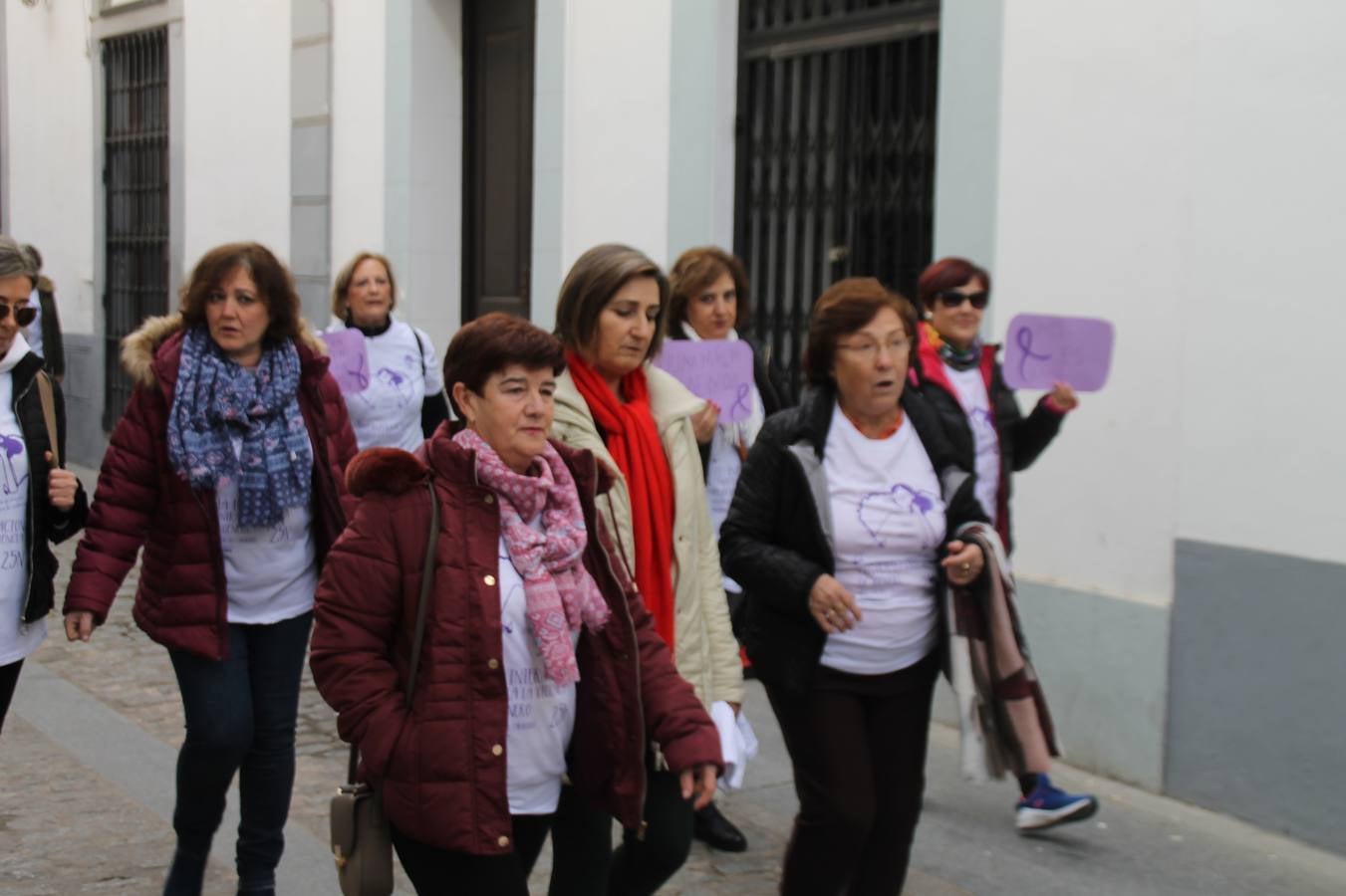 Lectura de un manifiesto a cargo de Plena Inclusión Jerez en el patio del Conventual San Agustín.