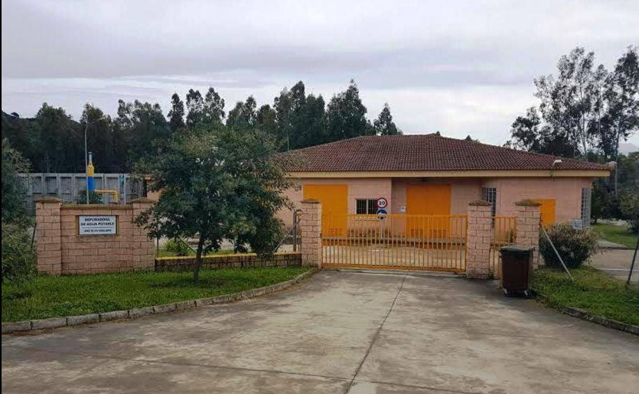 Estación de Agua Potable próxima al embalse de Valuengo.