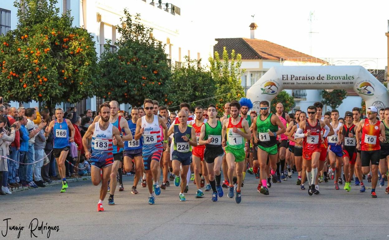El atleta jerezano lució el dorsal n 1.