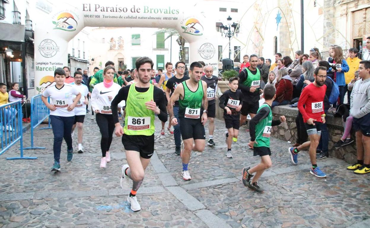Corredores con Manuel Gómez Lucas.