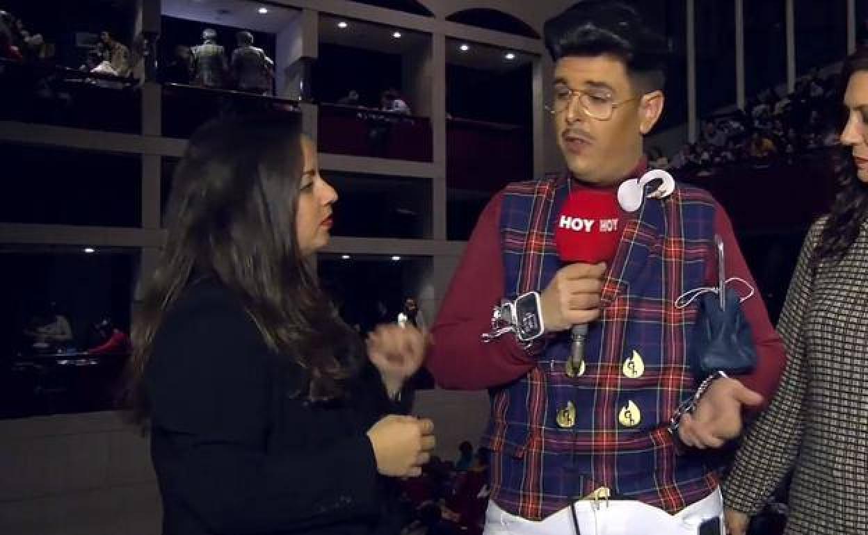 Ivan Granado, un jerezano en las semifinales del Concurso de murgas del Carnaval de Badajoz