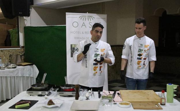 El chef del Hotel-Restaurante 'Oasis', Seve García. 