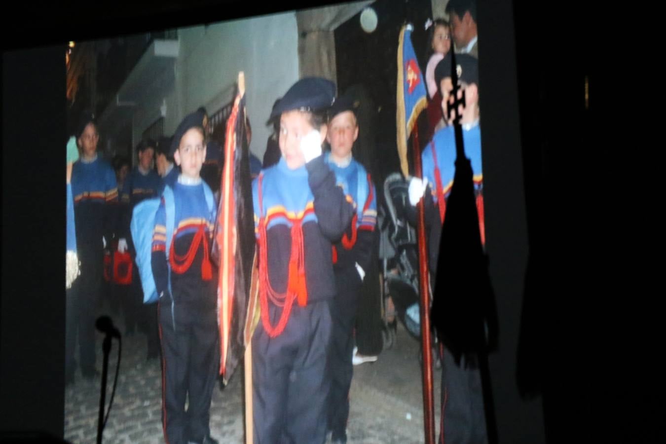 La Agrupación Musical 'Maestro Sousa' interpretando una de las Marchas de su repertorio para esta Semana Santa.