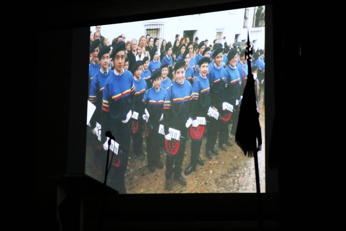 La Agrupación Musical 'Maestro Sousa' interpretando una de las Marchas de su repertorio para esta Semana Santa.