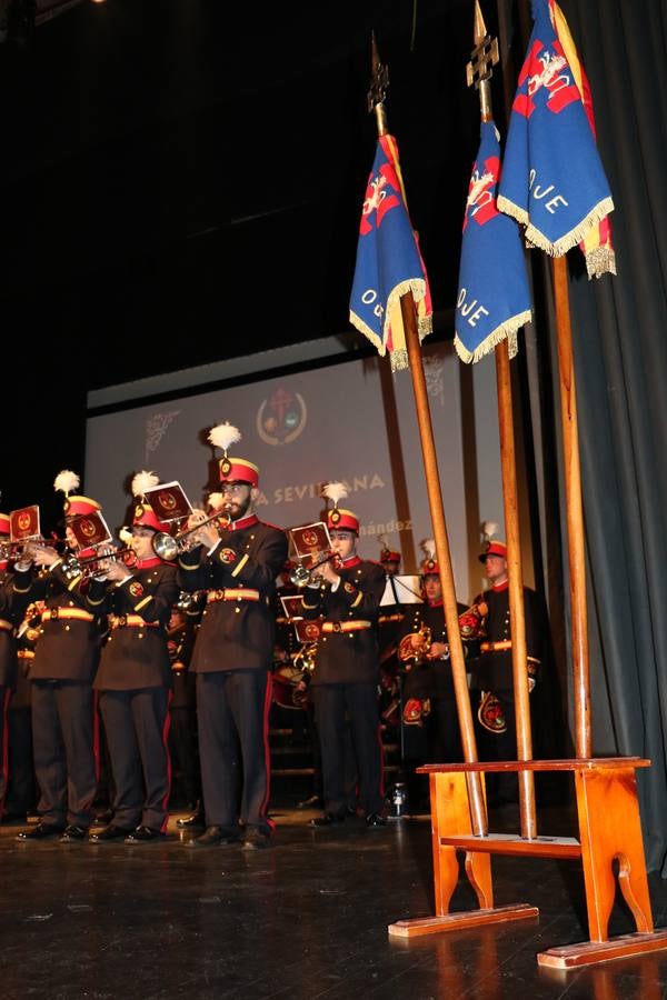 La Agrupación Musical 'Maestro Sousa' interpretando una de las Marchas de su repertorio para esta Semana Santa.