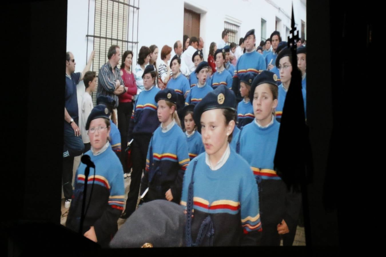 La Agrupación Musical 'Maestro Sousa' interpretando una de las Marchas de su repertorio para esta Semana Santa.