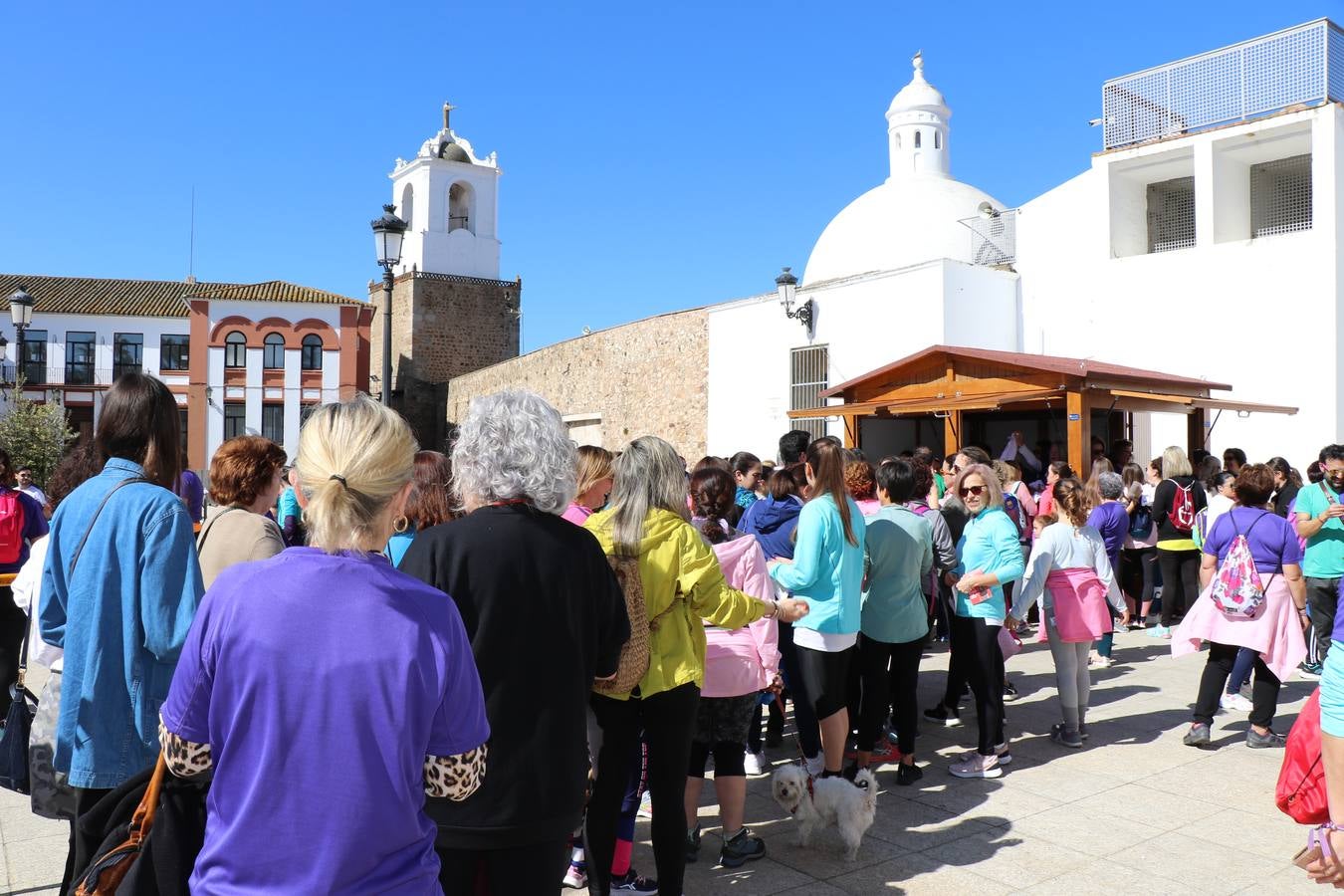 Participantes en la II Carrera de la Mujer.