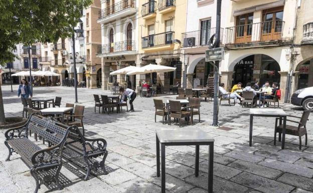 Terrazas en Plasencia.