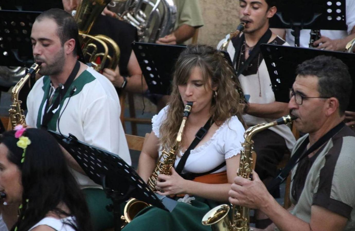 Concierto de la Asociación Musical de Jerez de los Caballeros en el cierre del Festiva Templario.