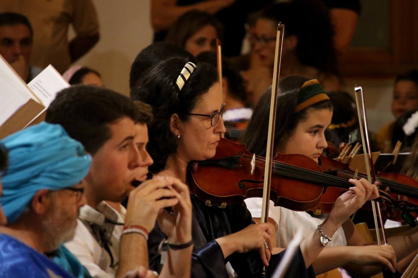 Concierto de la Asociación Musical de Jerez de los Caballeros en el cierre del Festiva Templario.