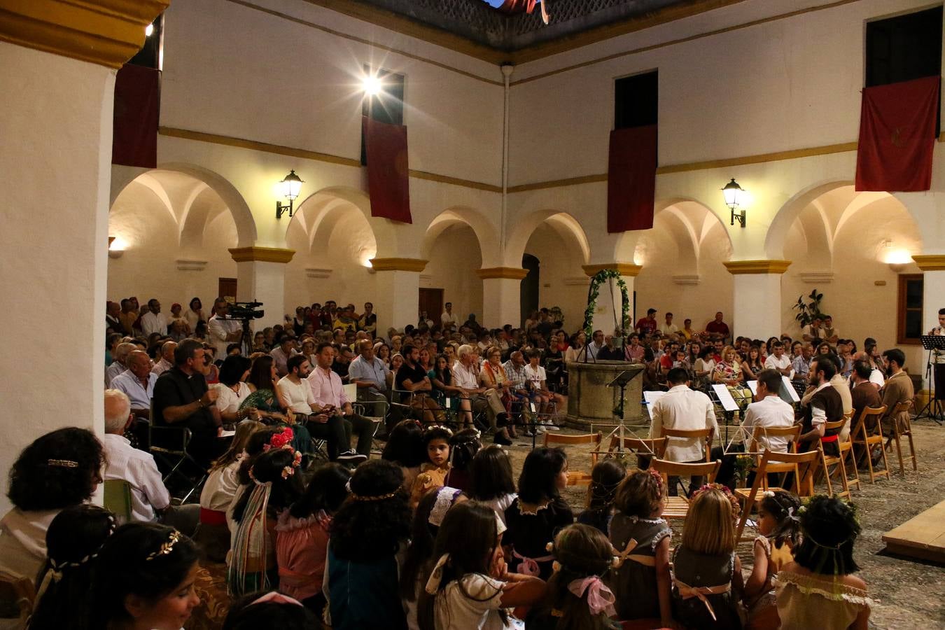 Concierto de la Asociación Musical de Jerez de los Caballeros en el cierre del Festiva Templario.