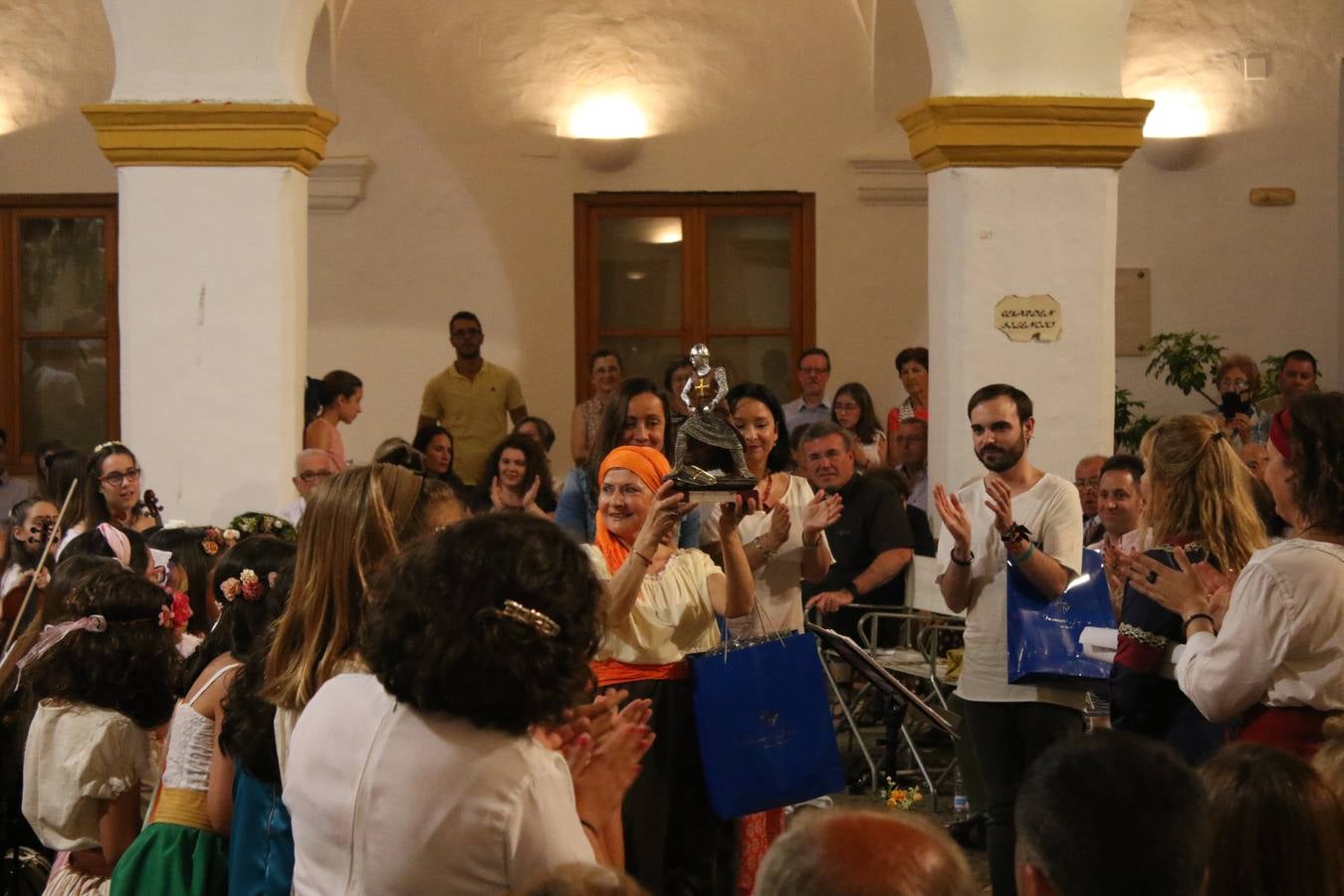 Concierto de la Asociación Musical de Jerez de los Caballeros en el cierre del Festiva Templario.