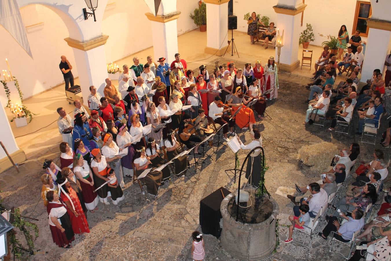 Concierto de la Asociación Musical de Jerez de los Caballeros en el cierre del Festiva Templario.