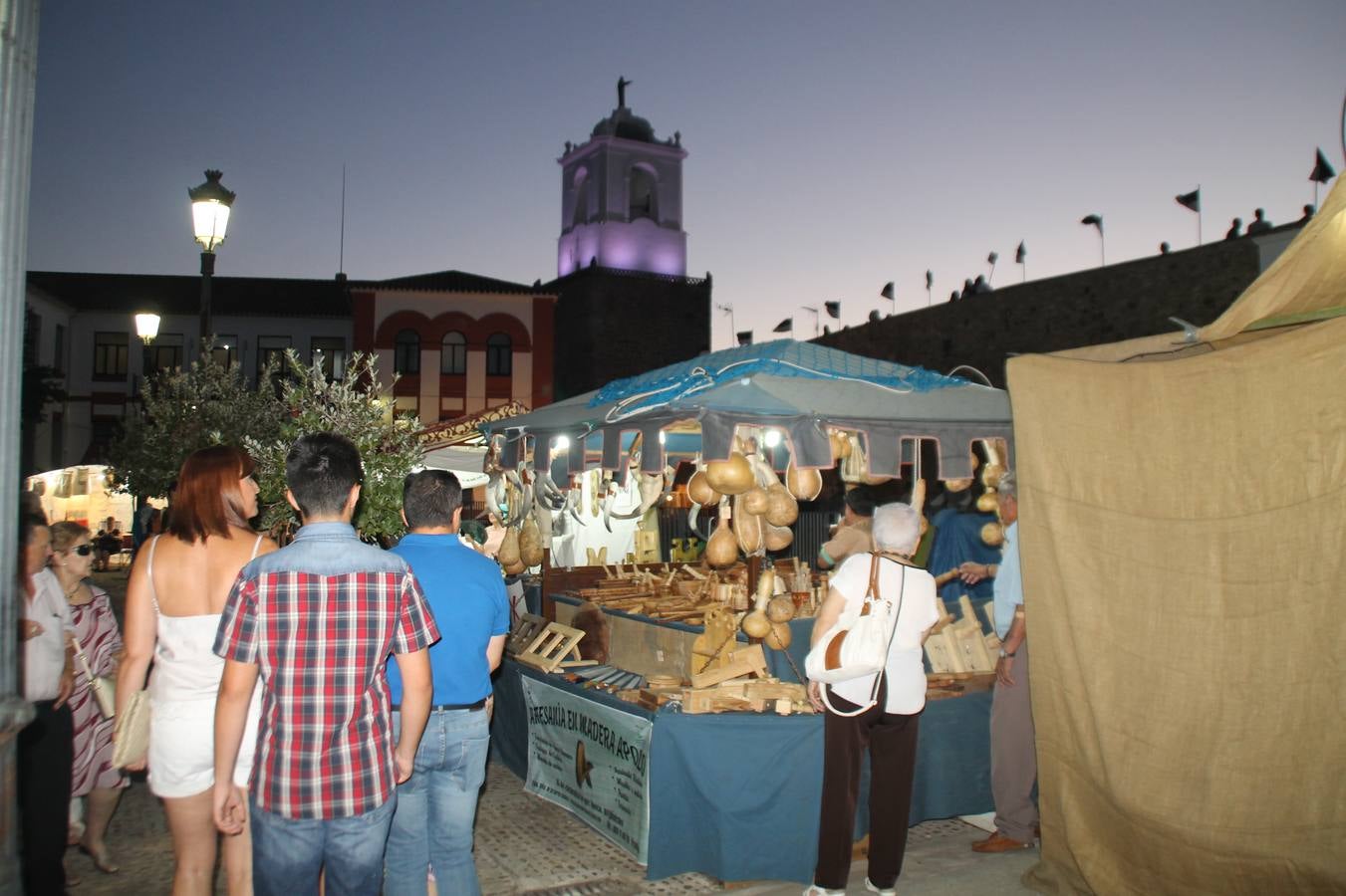 Recinto amurallado de la Alcazaba, uno de los escenarios principales del Festival Templario.