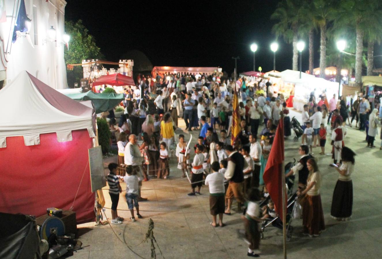 Recinto amurallado de la Alcazaba, uno de los escenarios principales del Festival Templario.