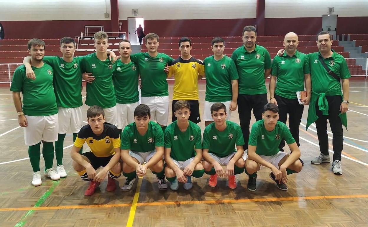 Equipo juvenil en la pasada temporada. 