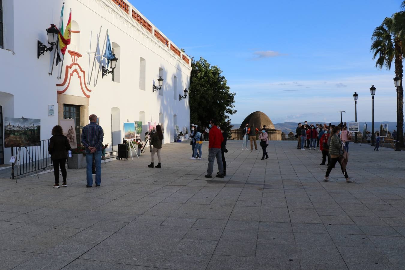 Un momento de la entrega de premios en el recinto amurallado de La Alcazaba.
