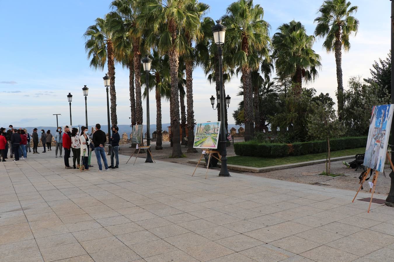 Un momento de la entrega de premios en el recinto amurallado de La Alcazaba.