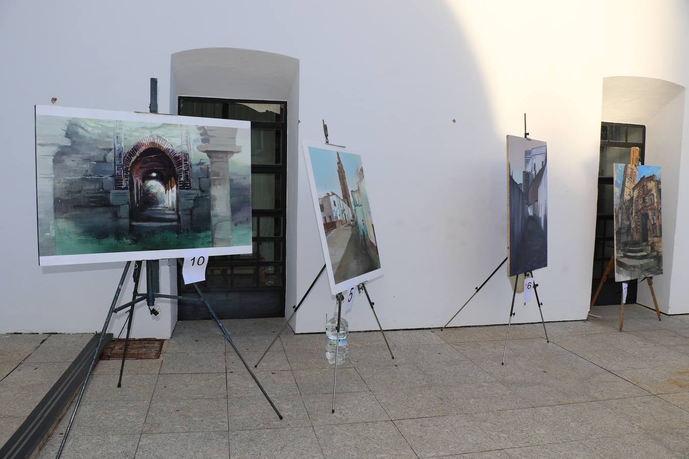 Un momento de la entrega de premios en el recinto amurallado de La Alcazaba.