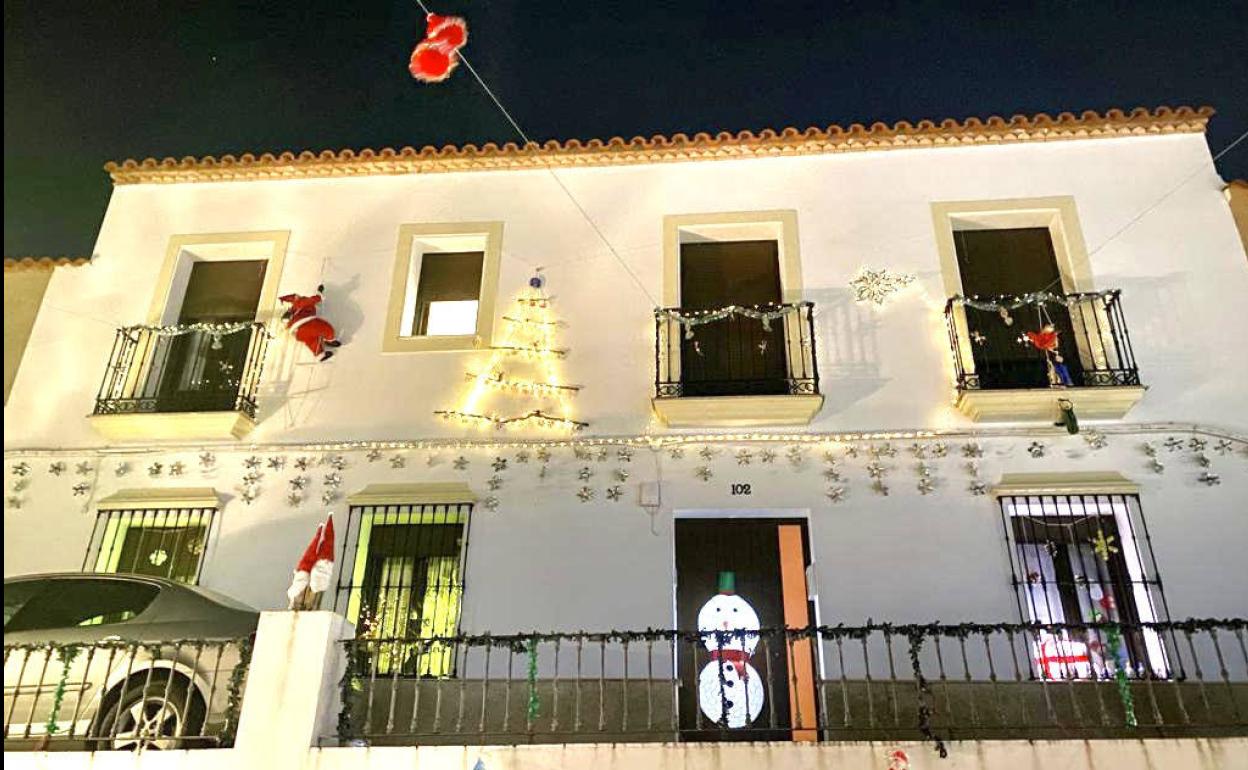 Ganador del Concurso de decoración navideña, en la modalidad familiar. 